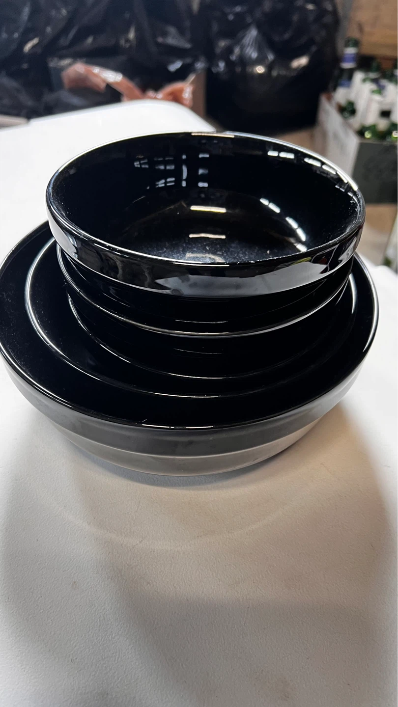 Set of 7 Black Bowls - photo 2