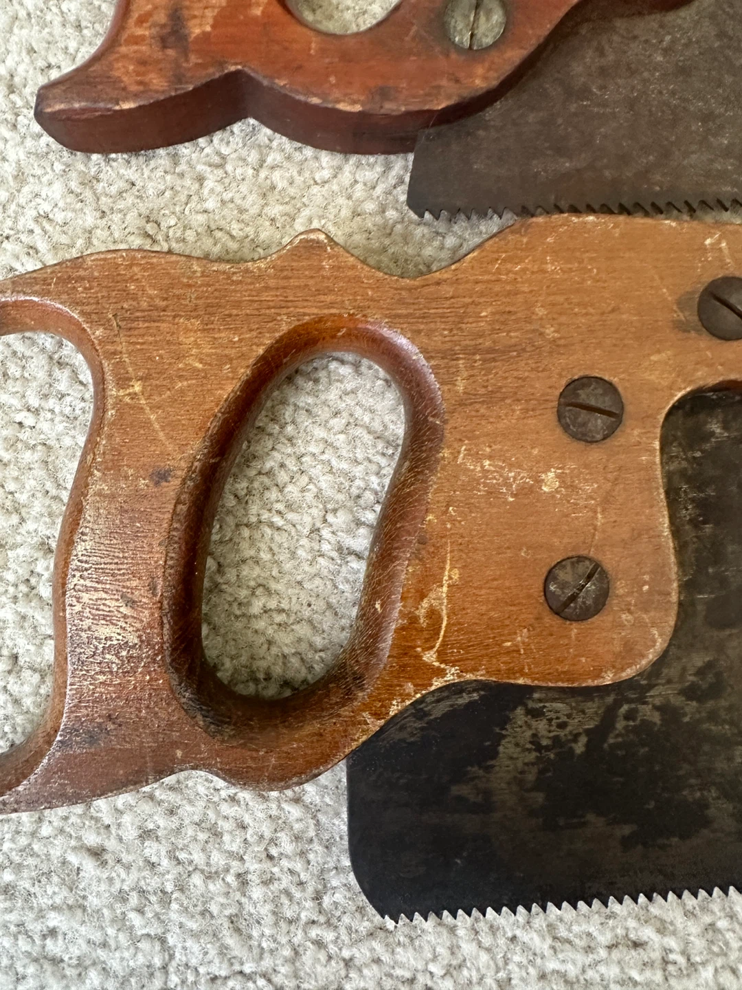 Lot of 3 Vintage Hand Saws - photo 2