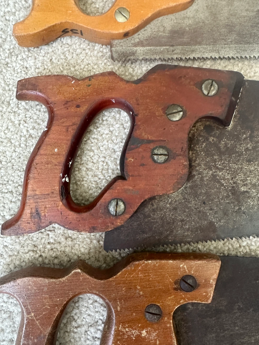 Lot of 3 Vintage Hand Saws - photo 3