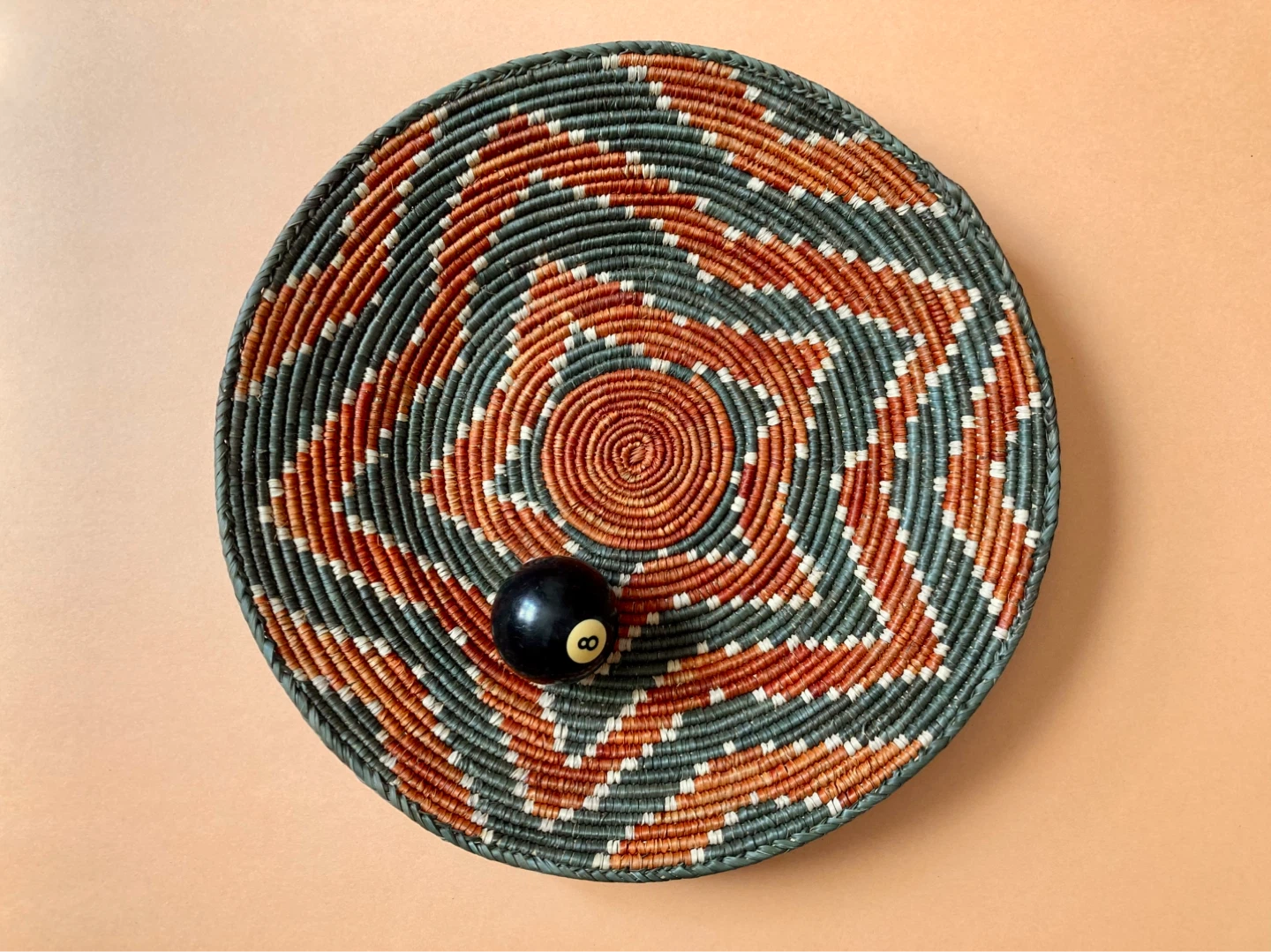 Handwoven Flat Basket - photo 3
