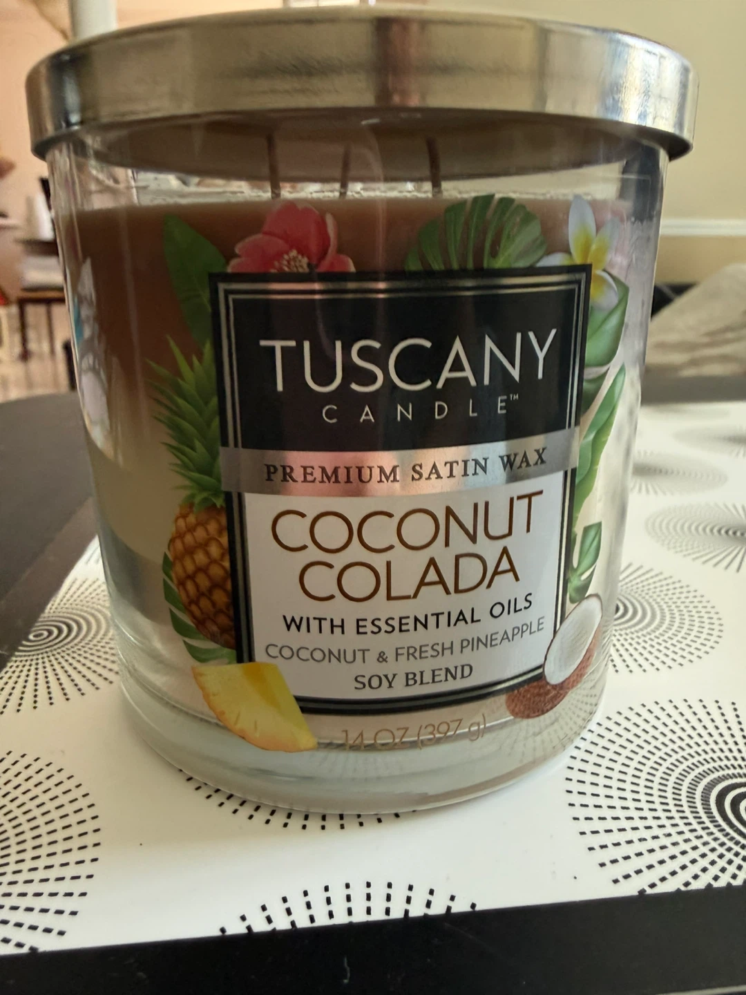 Tuscany Candle Coconut Colada Scented Candle