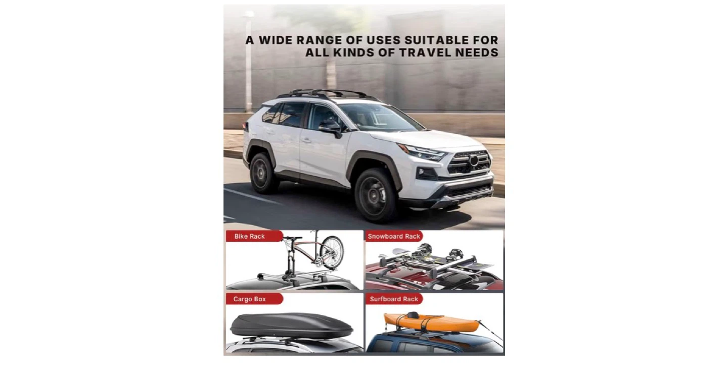 Roof Rack Bars for 2019-2025 Toyota RAV4 Adventure/TRD Off-Road - photo 3