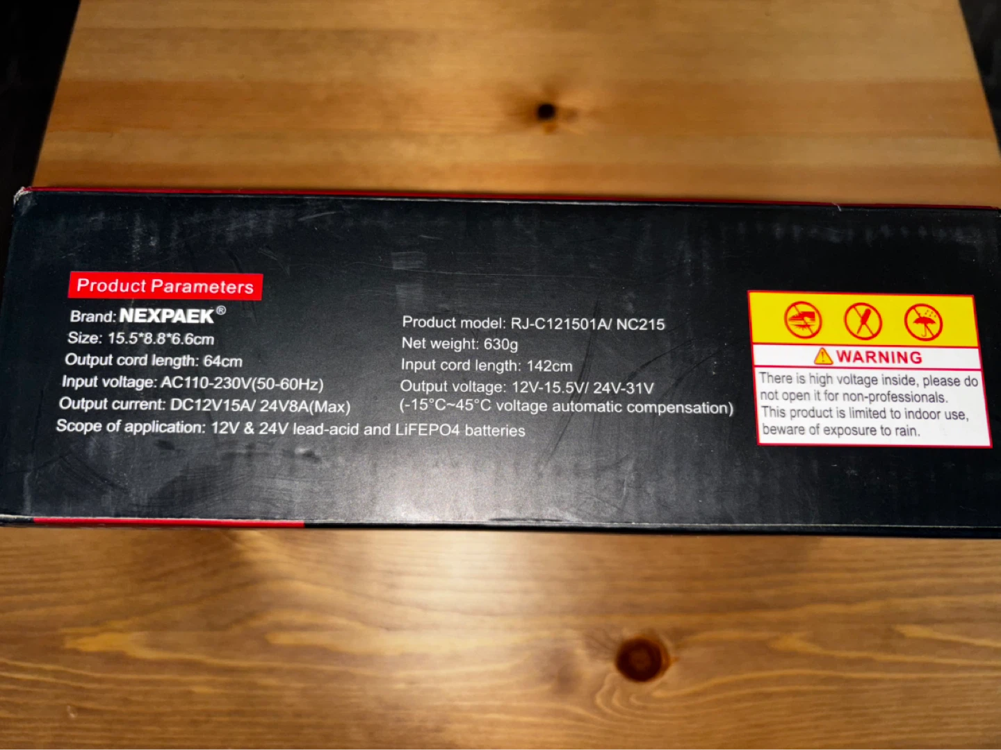 NEXPEAK NC215 12V/24V Battery Charger/Maintainer - photo 4