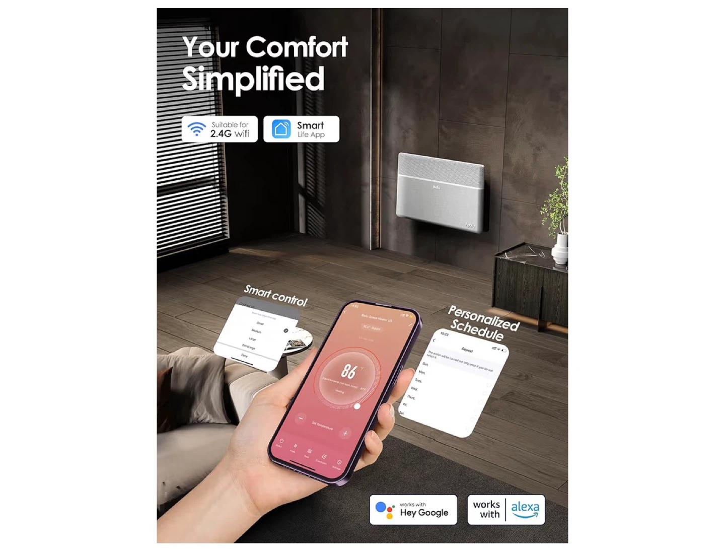 Ballu Apollo Space Heater with Remote - photo 2