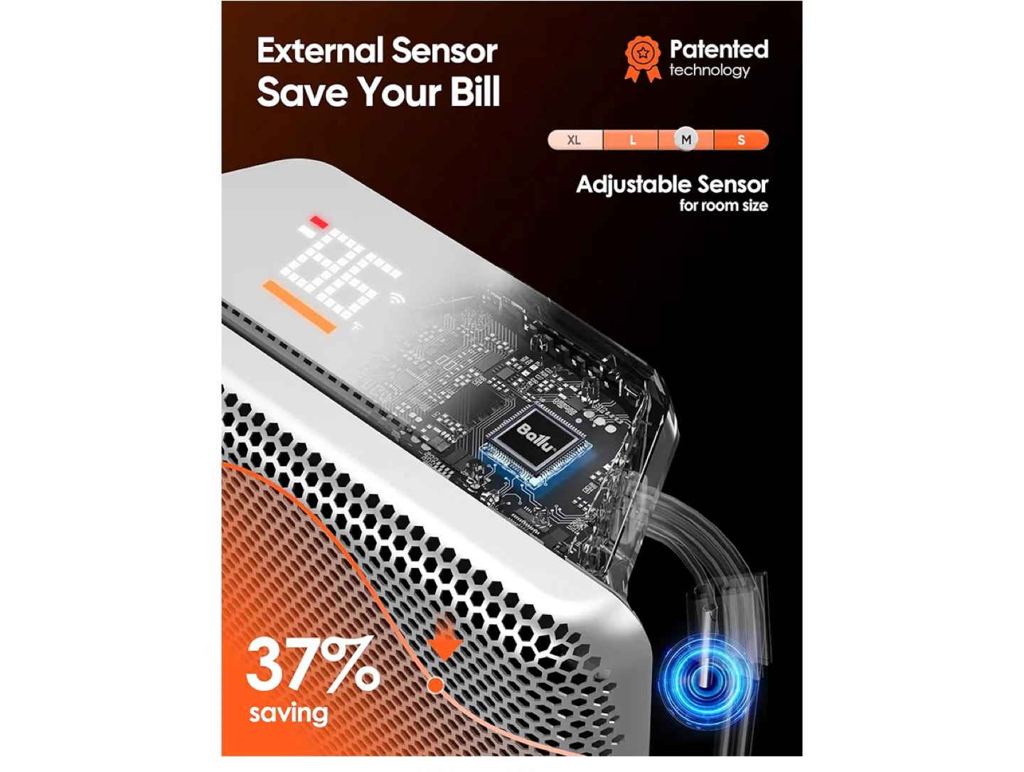 Ballu Apollo Space Heater with Remote - photo 4