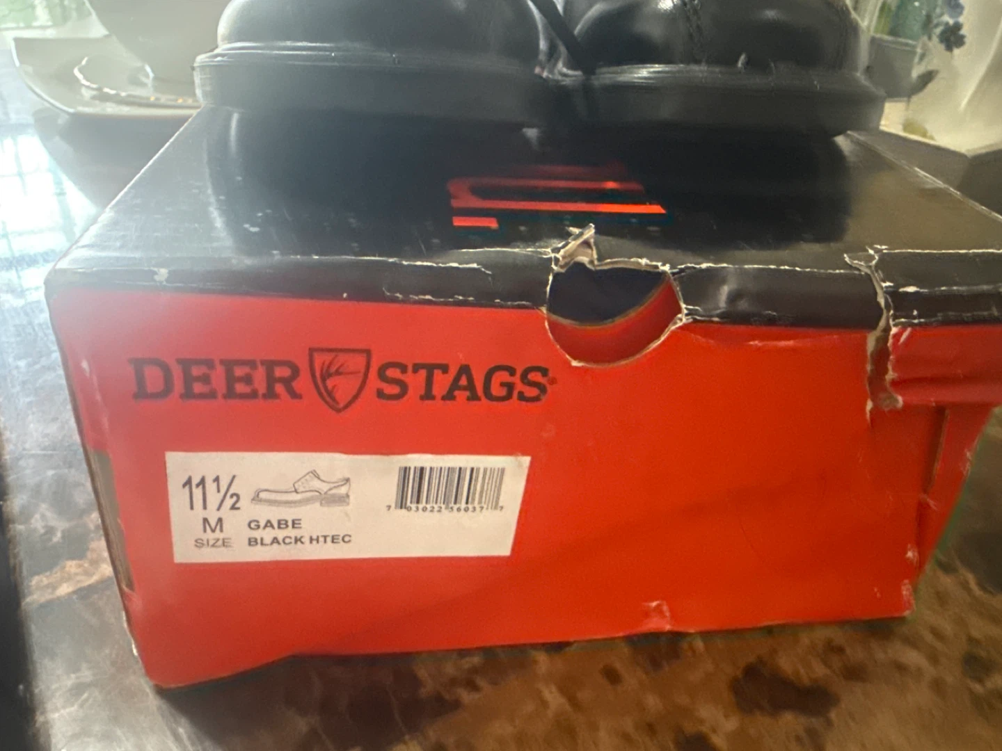 Deer Stags Gabe Black HTEC Dress Shoes - Size 11.5 - photo 2
