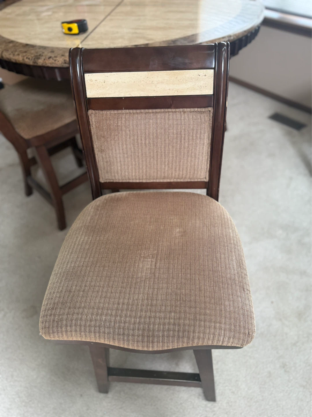 Marble Top Dining Table with 4 Chairs - photo 5