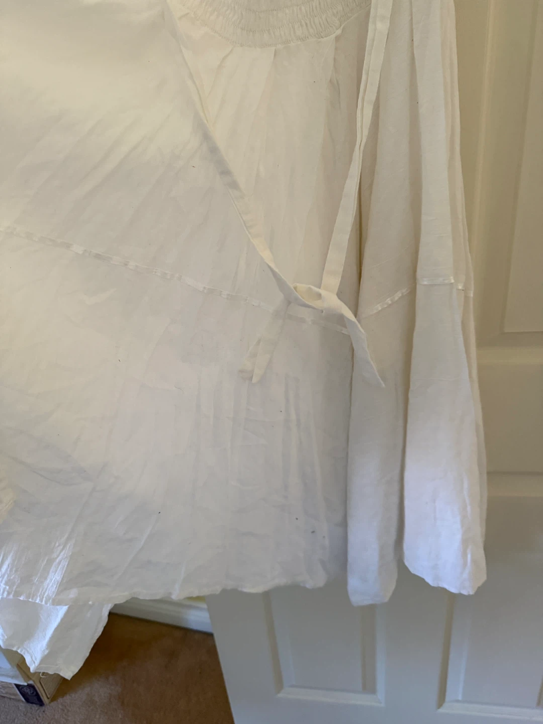 White and Blue Halter Dress - photo 4
