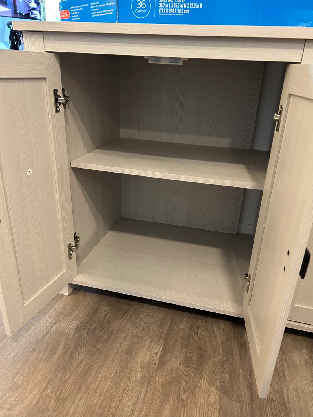 Light Coloured Wood Cabinet with Four Doors - photo 4