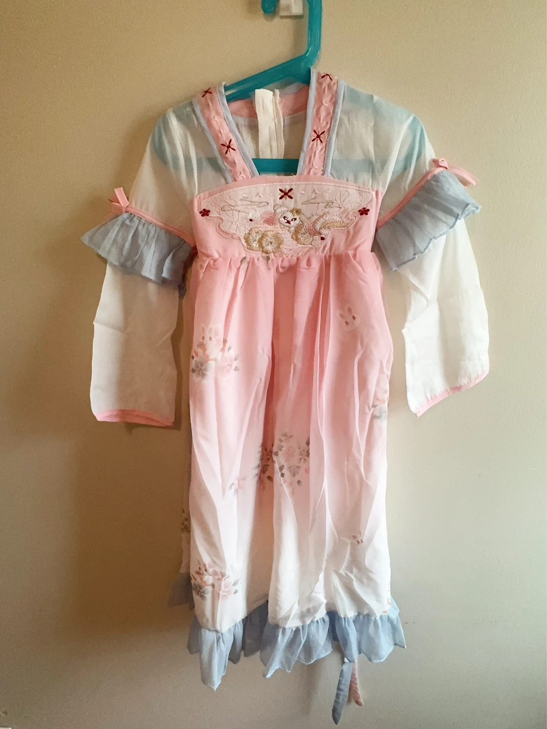 Chinese Traditional Embroidered Dress Set 4 - Toddler size 6-7T - photo 2