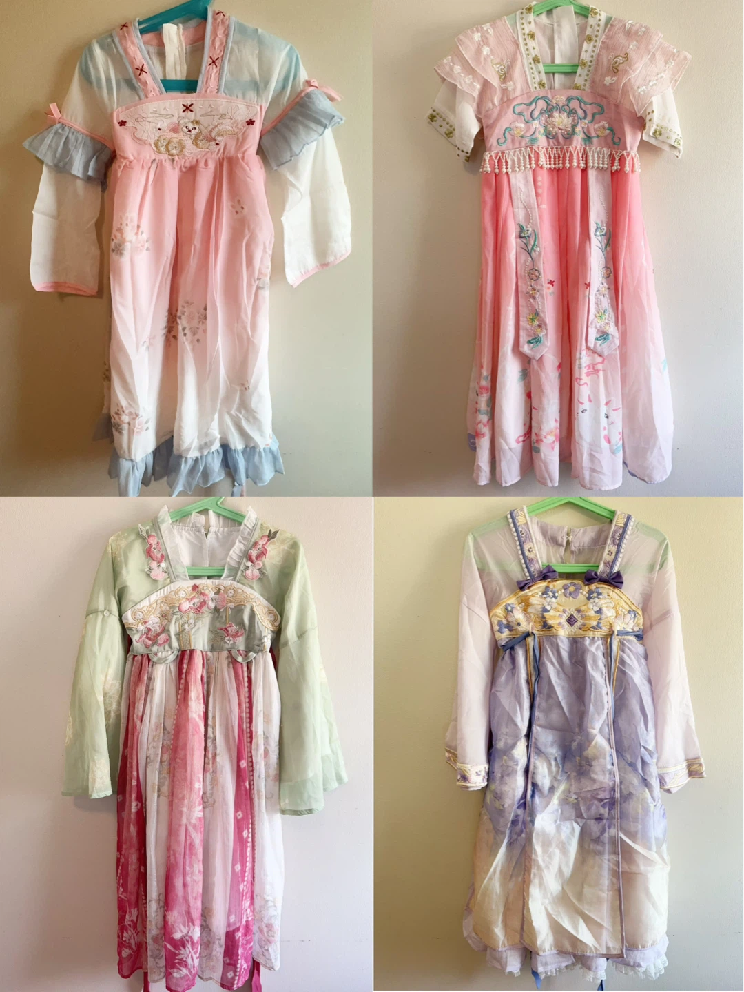 Chinese Traditional Embroidered Dress Set 4 - Toddler size 6-7T