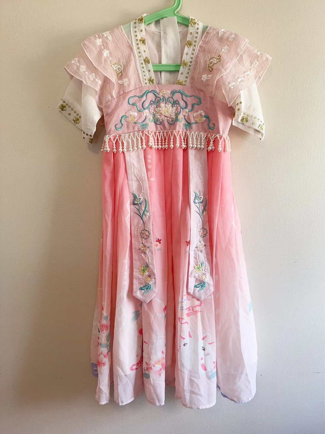 Chinese Traditional Embroidered Dress Set 4 - Toddler size 6-7T - photo 4