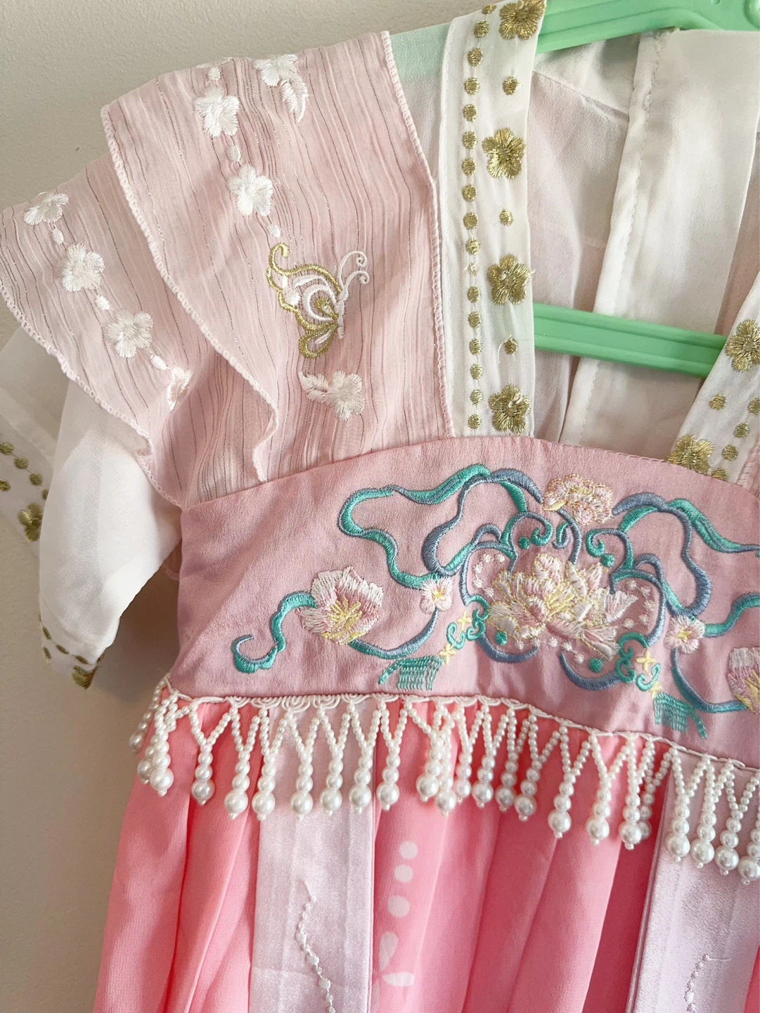 Chinese Traditional Embroidered Dress Set 4 - Toddler size 6-7T - photo 5