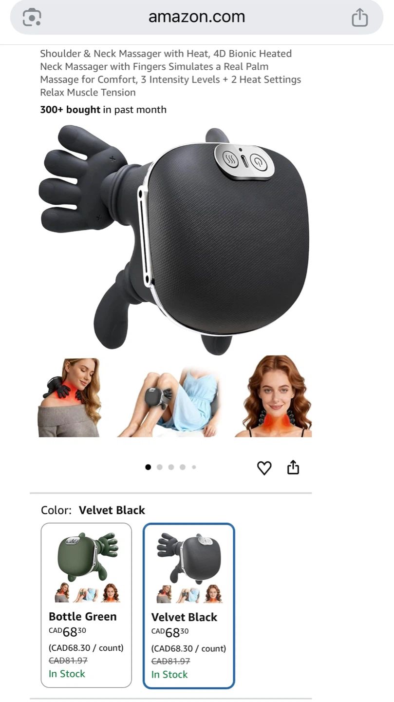 So Shoulder and Neck Massager with Heat