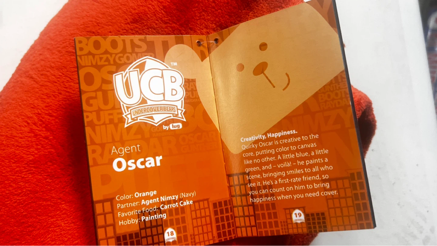 UCB Undercoverbears Agent Oscar Plush Toy - photo 3
