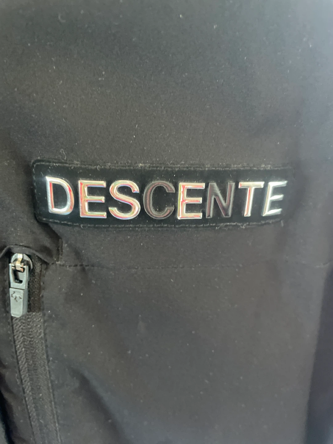 Descente Black Fur Hood Parka Jacket - Junior Size 16/160 - photo 2