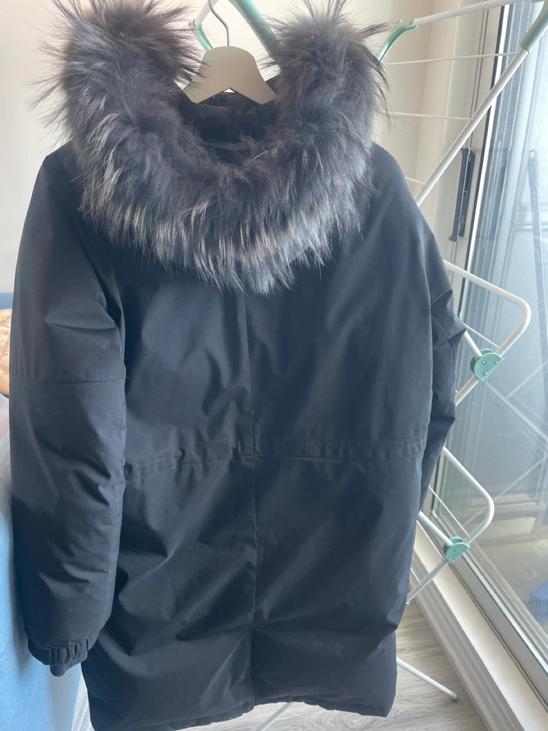 Descente Black Fur Hood Parka Jacket - Junior Size 16/160 - photo 3