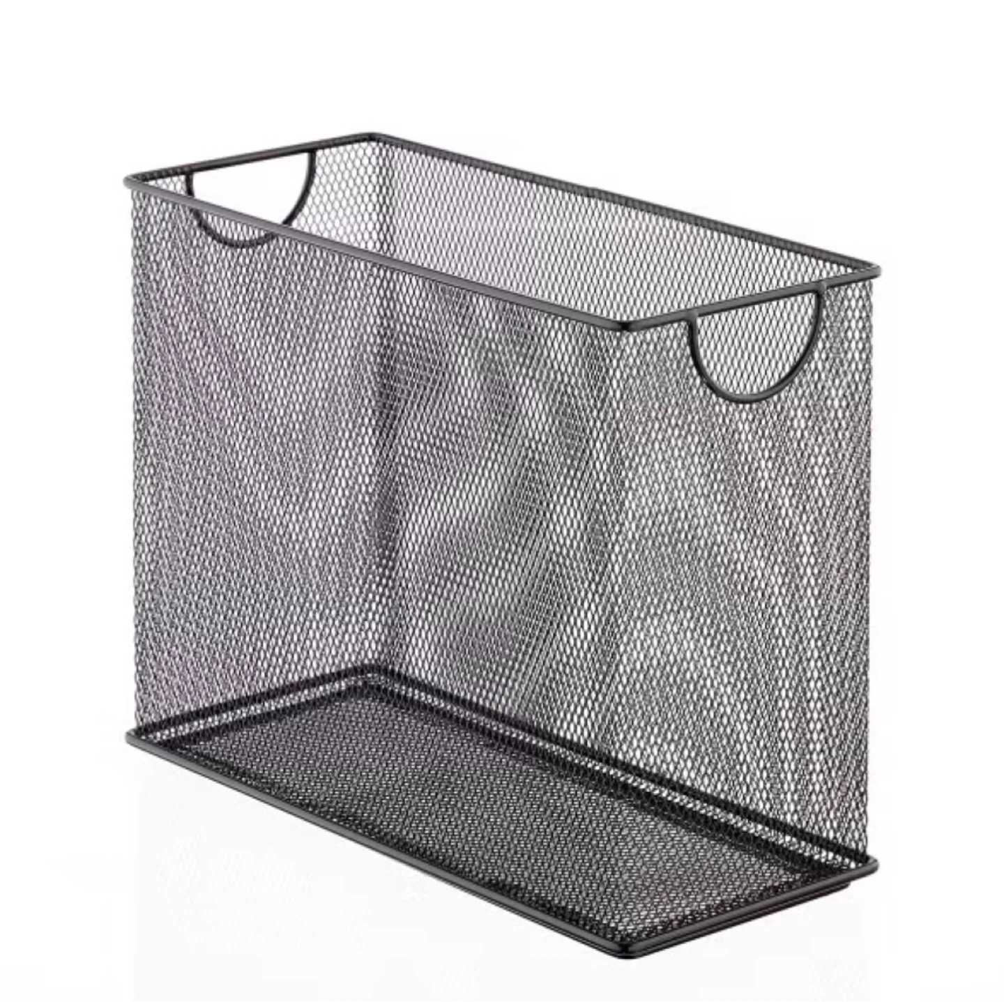 Six (6) Black Mesh File Organizer Holders