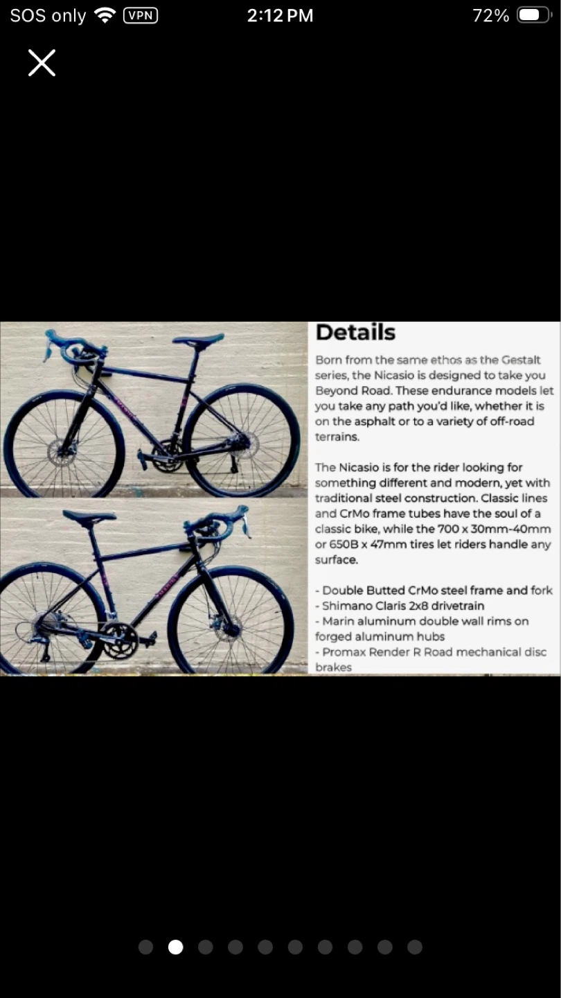 Marin Nicasio Road Bike - Gloss Black/Pink - photo 4