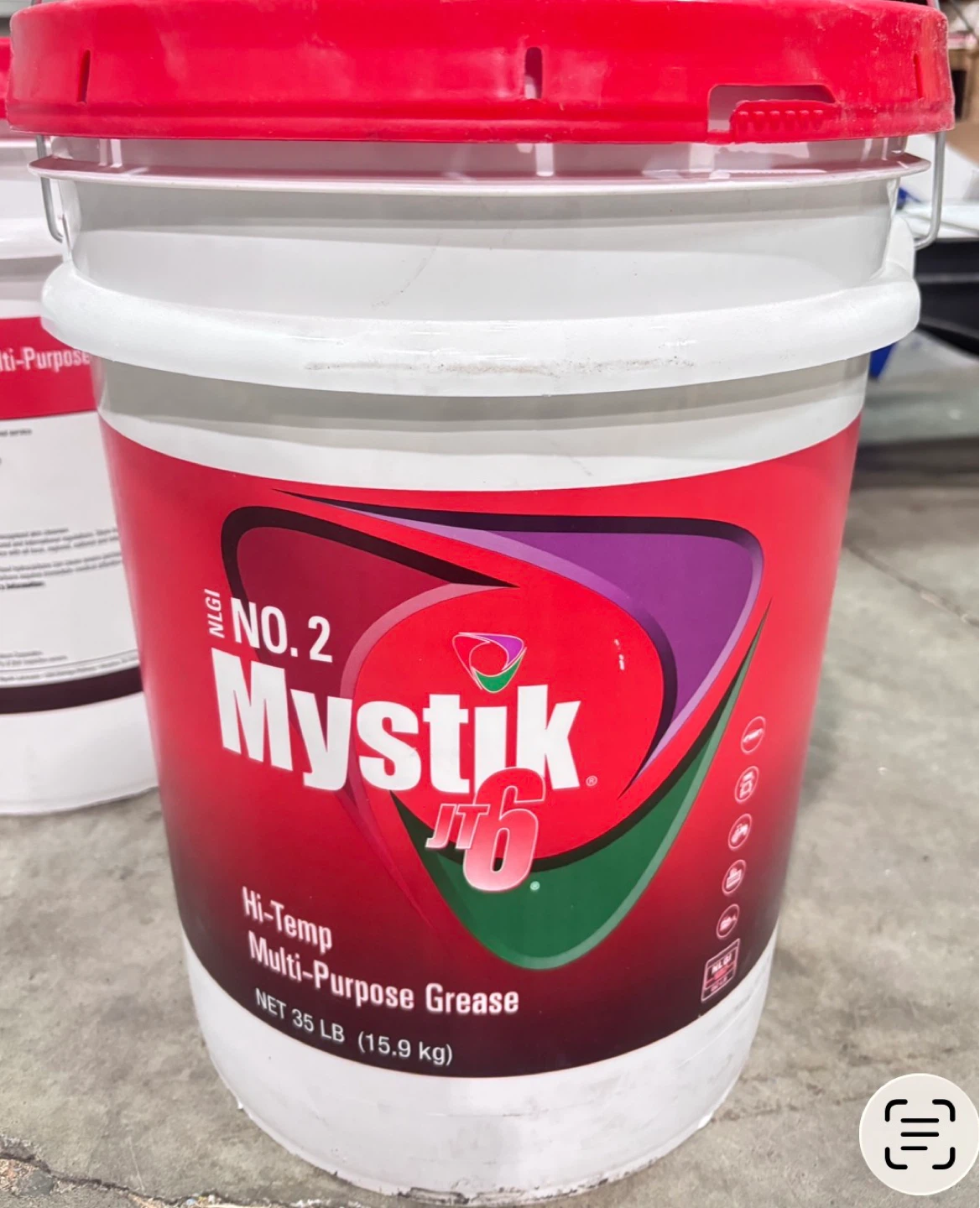 Mystik JT6 No. 2 Hi-Temp Multi-Purpose Grease 35 LB