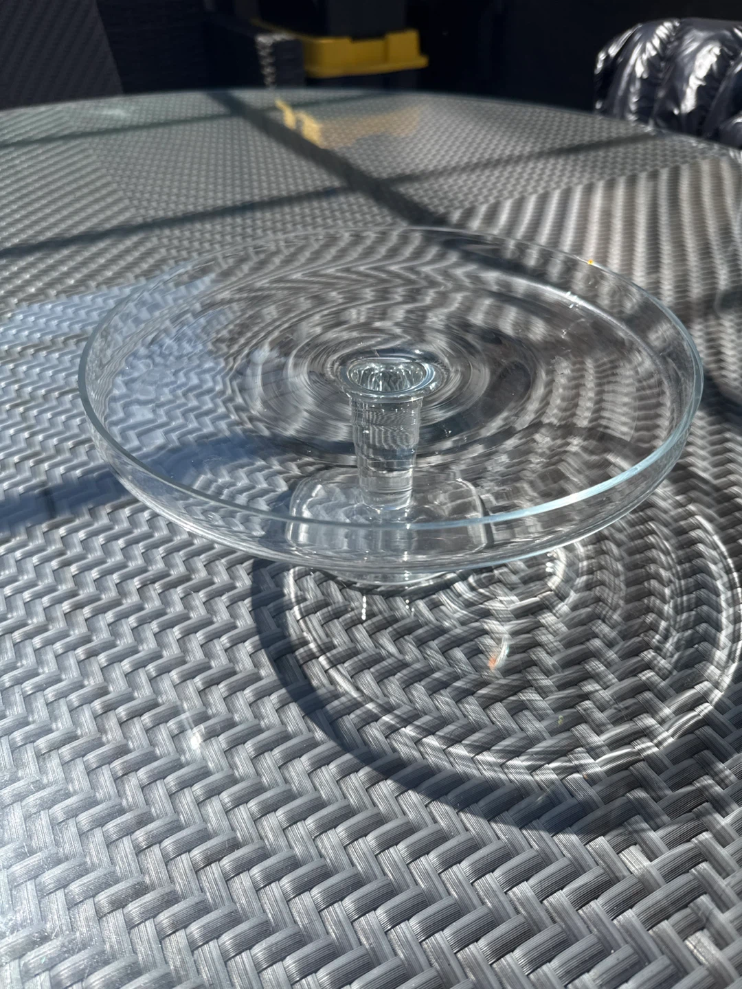 Glass Cake Stand with Lid - photo 2