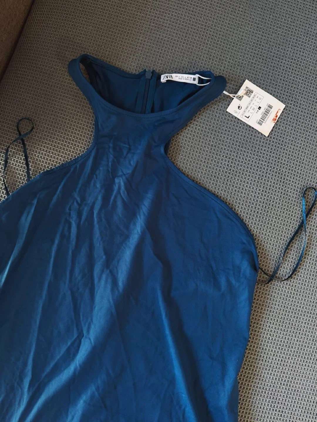 ZARA Blue Sport Jumpsuit – Size L - photo 3