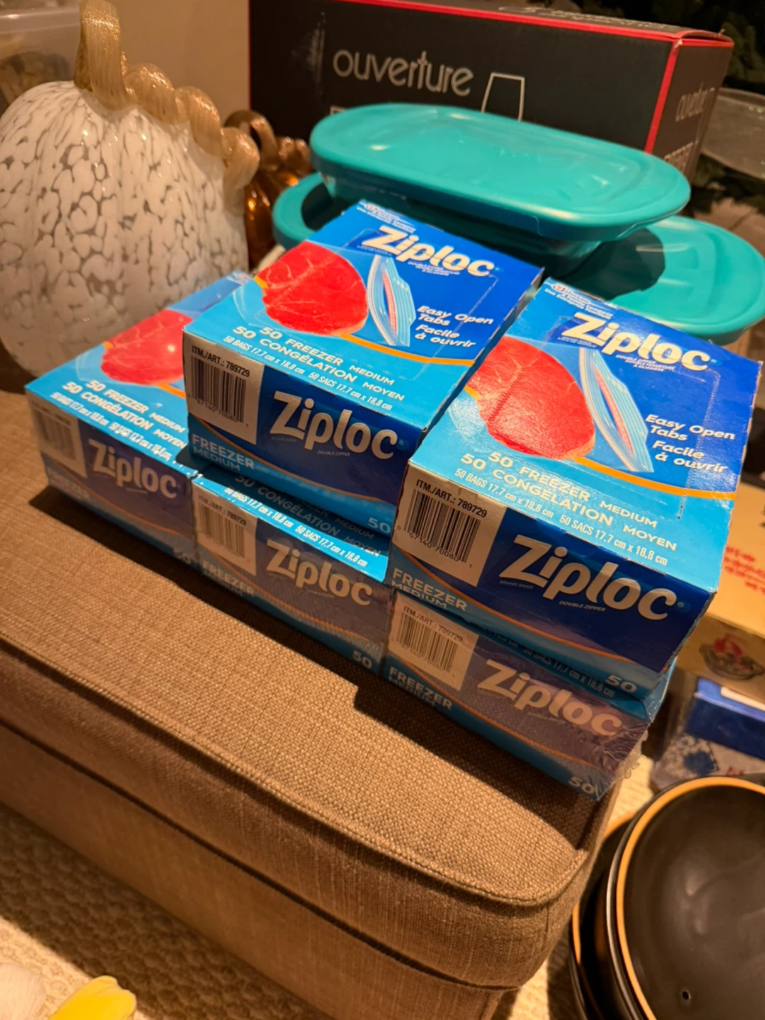Ziploc Medium Freezer Bags - 50 Count