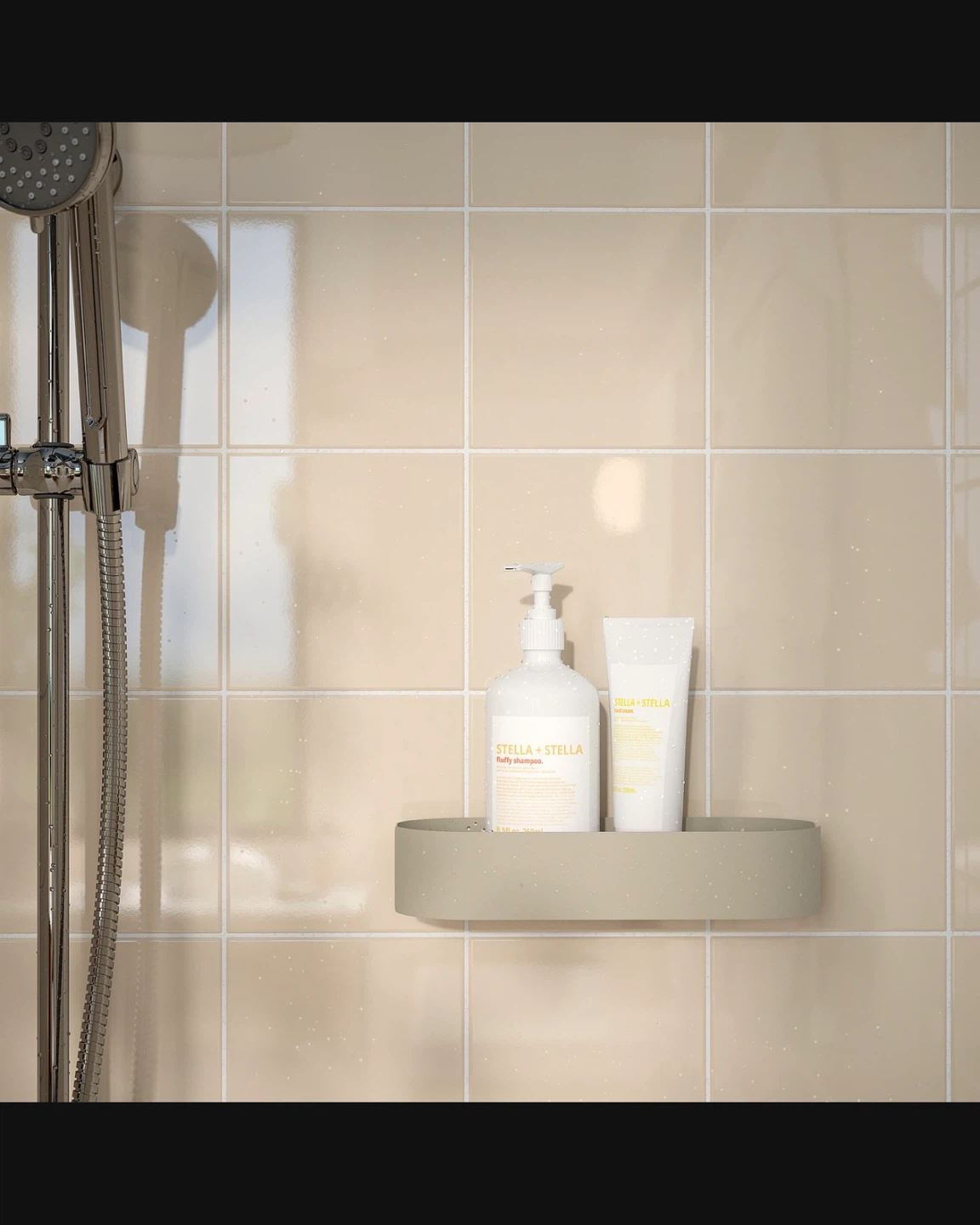 IKEA FLORSJÖN Shower shelves, Beige - BNIB