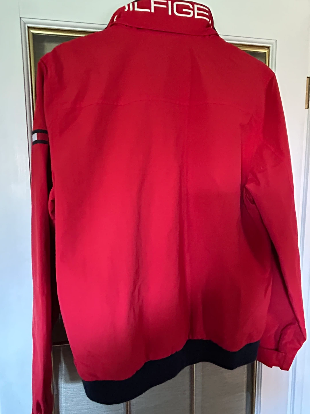 Tommy Hilfiger Men's Red Bomber Jacket Size Medium - photo 5