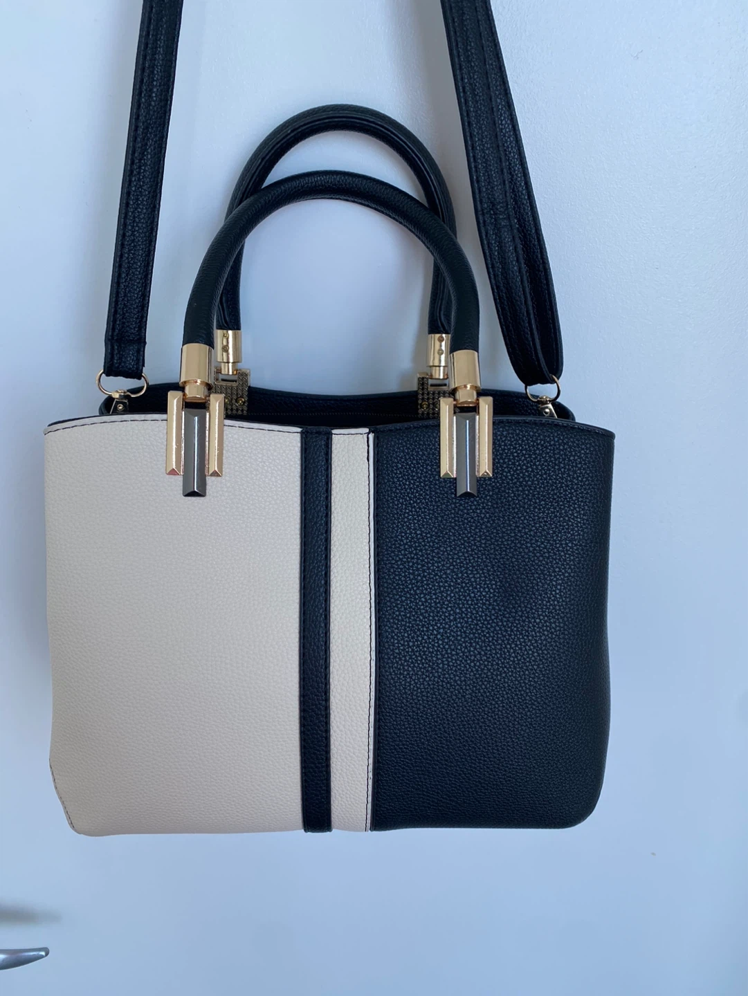 Handbag with crossbody strap - photo 2