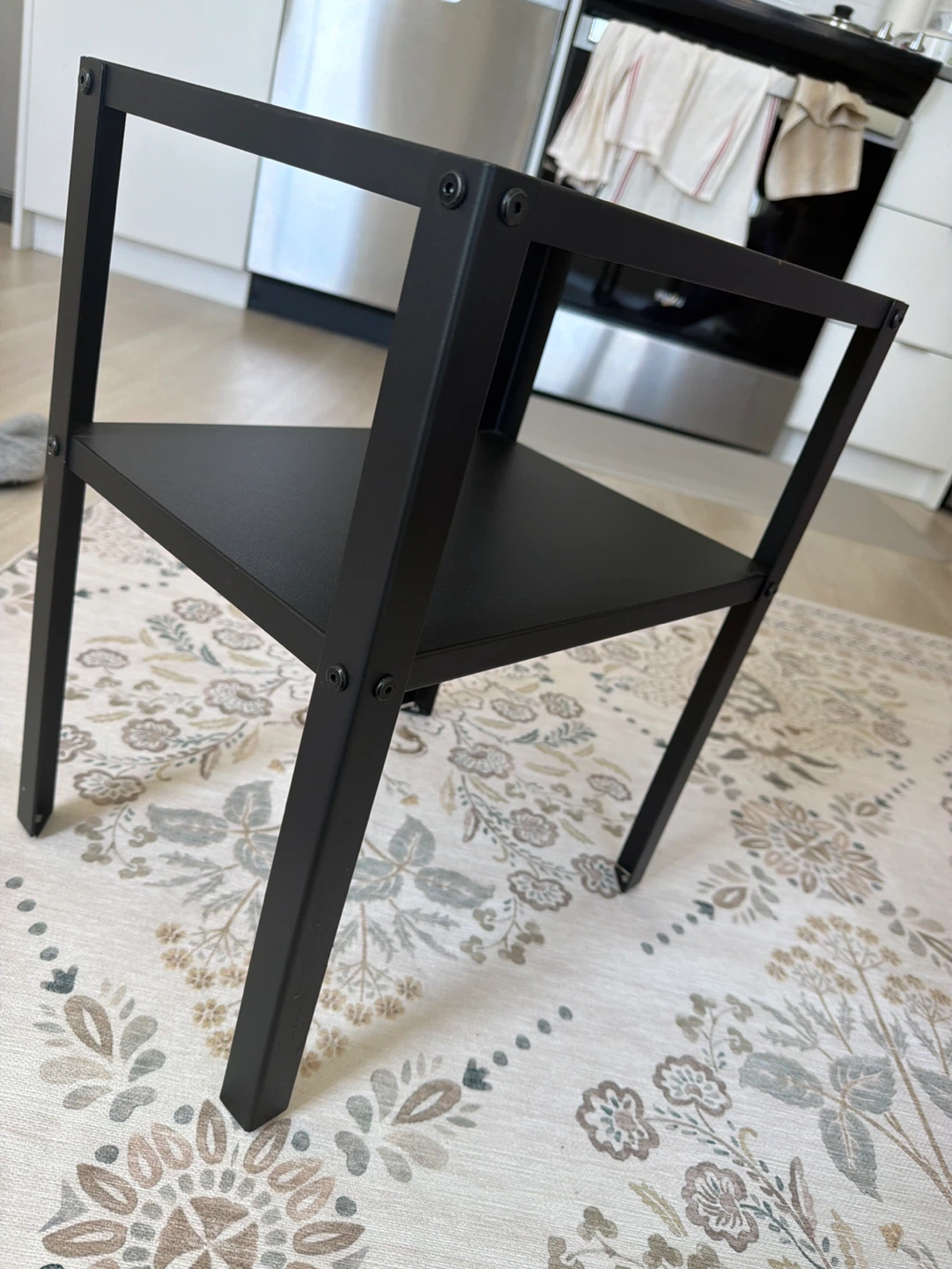 IKEA KNARREVIK Black two-tier side table - photo 3