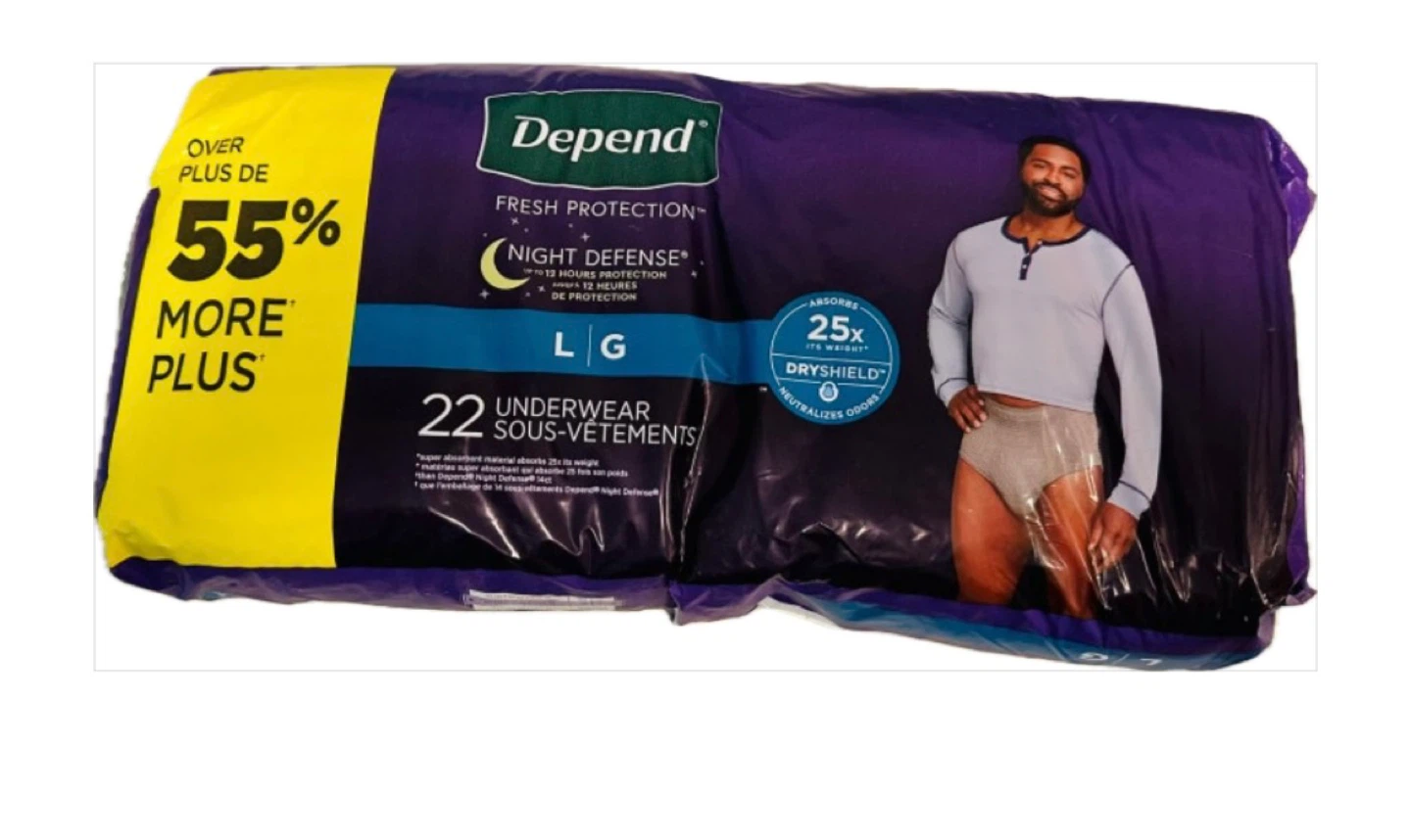 Depend Night Defense Underwear L 22 Pack - photo 2