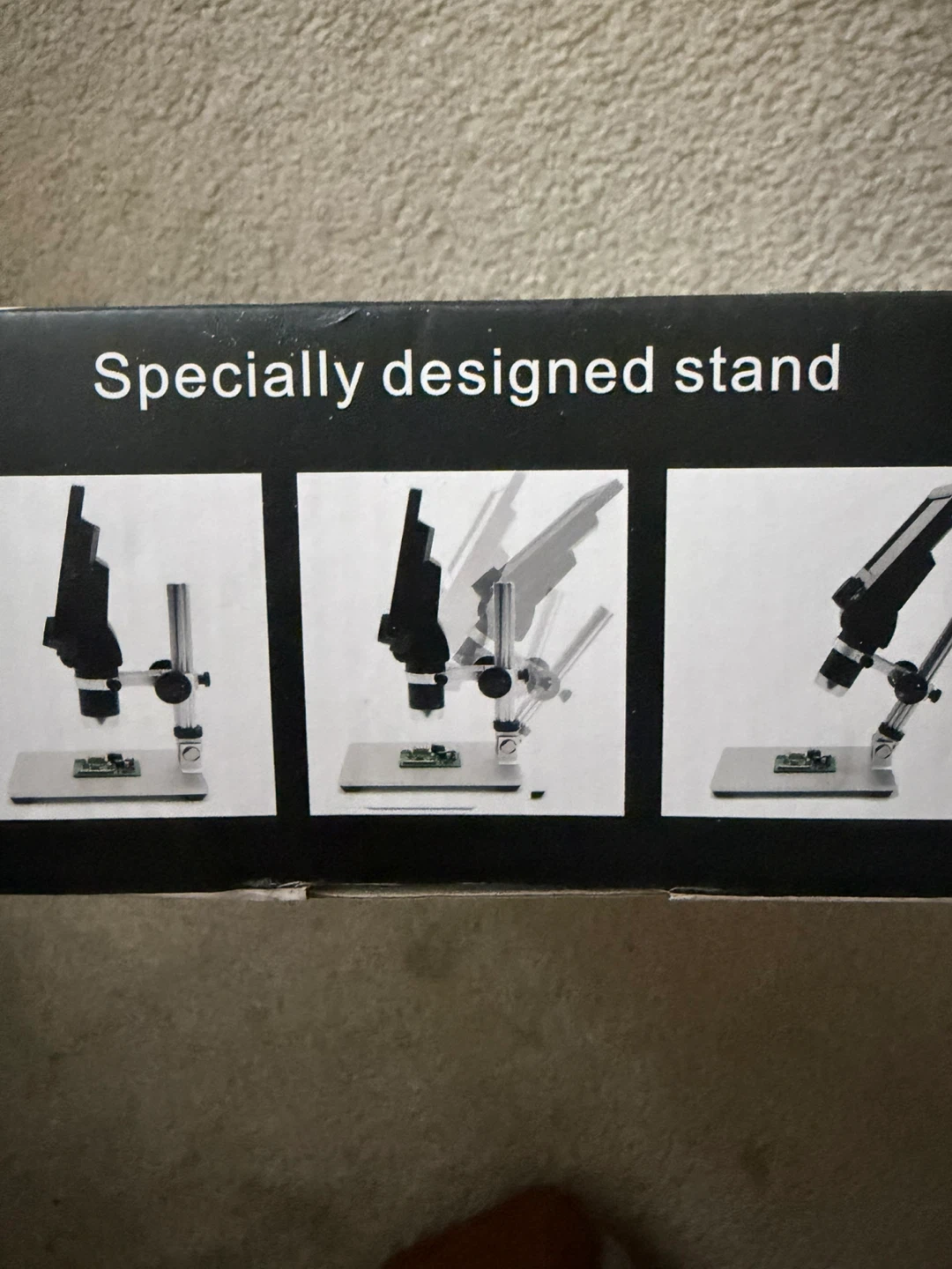 Portable LCD Digital Microscope 1-1200X 7 inch LCD - photo 3