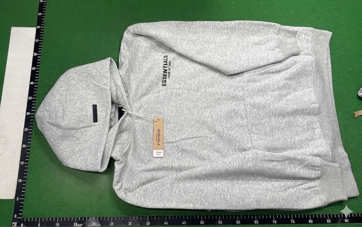 ESSENTIALS Fear of God Grey Hoodie - photo 3
