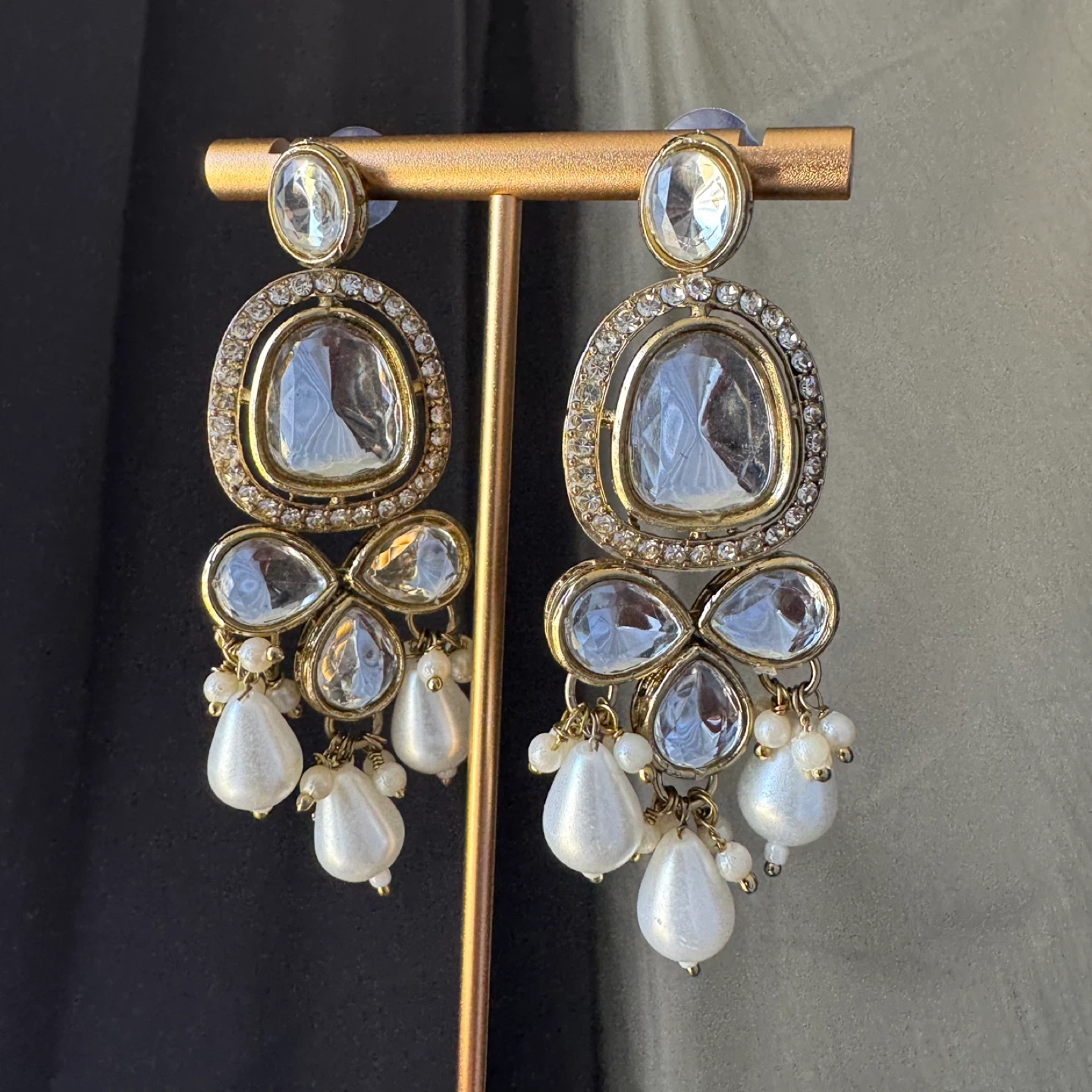 Statement Necklace ,Earrings and maangtika Set - photo 4