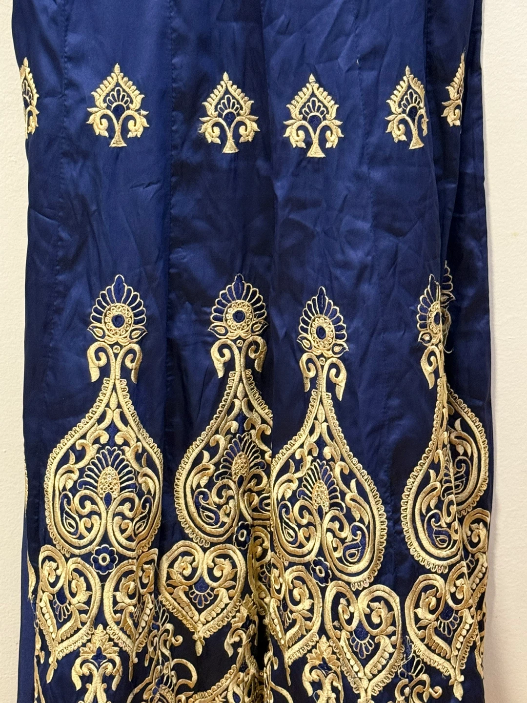 Blue and Gold Embroidered Dress 💙 - photo 2