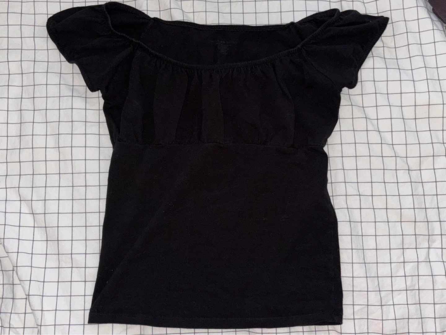 Brandy Melville Black Off-the-Shoulder Top - photo 2