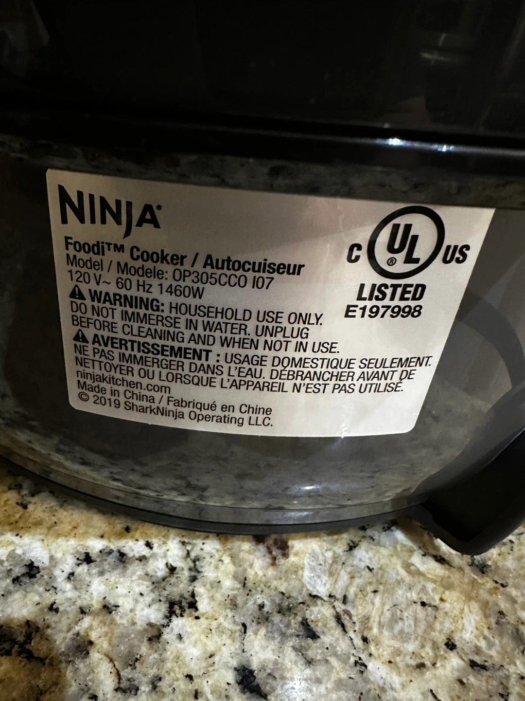 Ninja Foodi Cooker/Autocuiseur OP305CCO - photo 2
