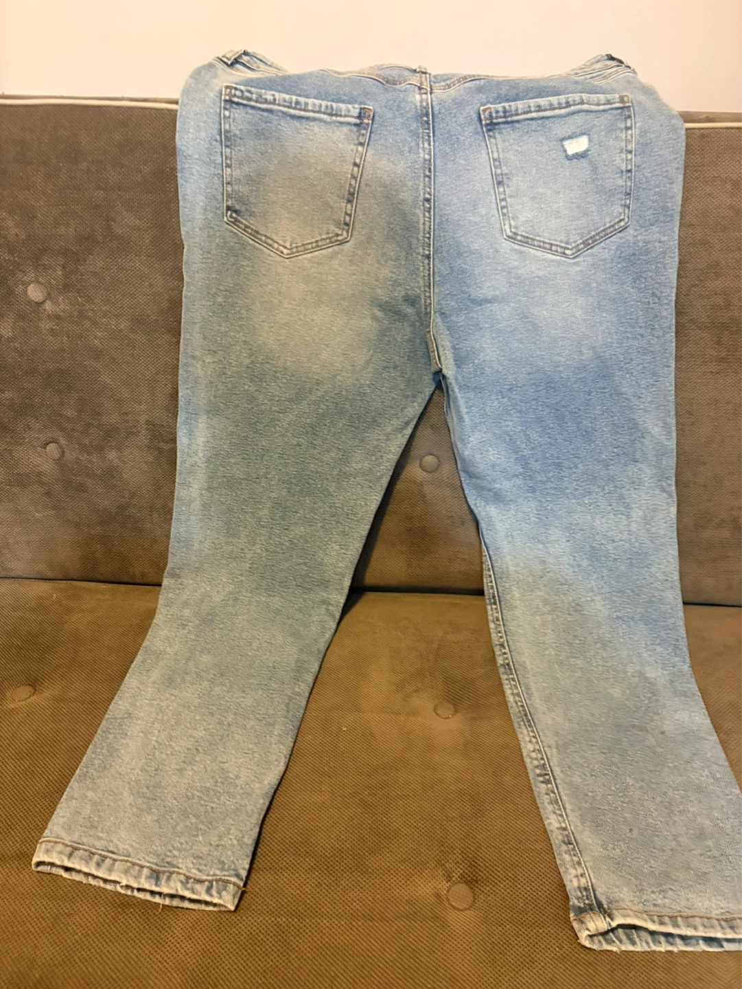 #cleanout  Distressed Vintage Denim Jeans Size 14 - photo 4