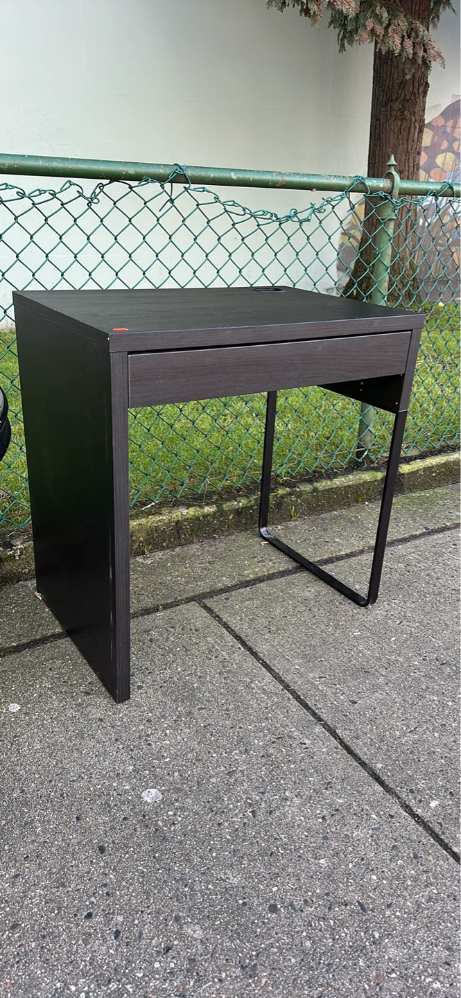 Dark Brown Desk with Drawer