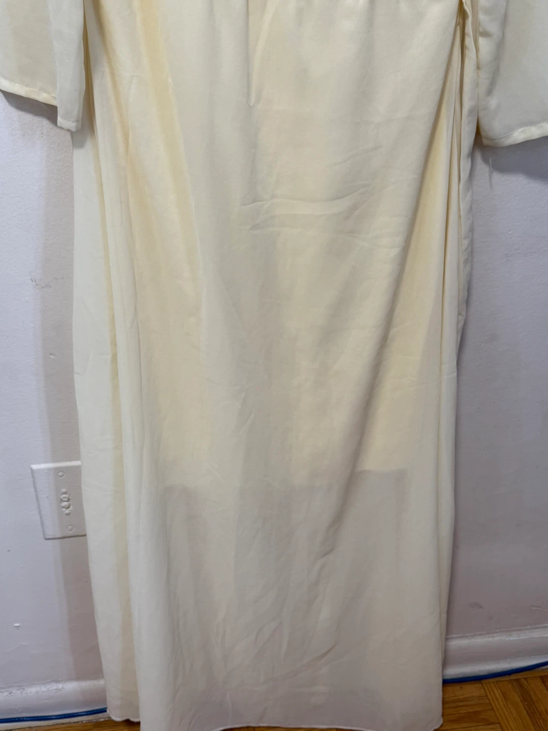 Women's Cream Lace and Sequin Maxi Dress - photo 4