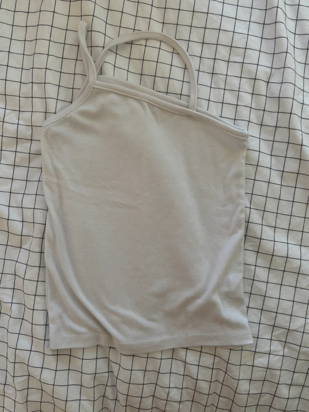 White One-Shoulder Tank Top - photo 2