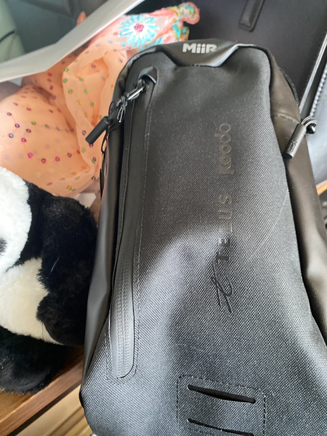MiiR Black Sling Bag with teddy bear - photo 5