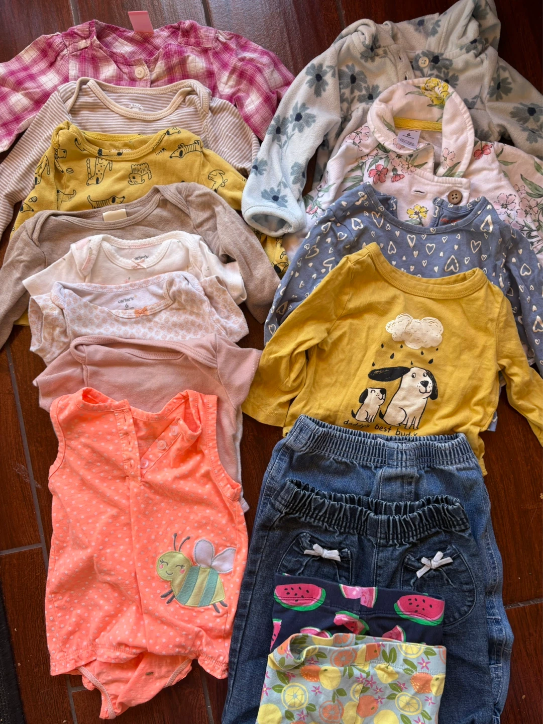 3-6M 16pc Baby Girl Clothing Bundle - Carter’s, Joe Fresh & More