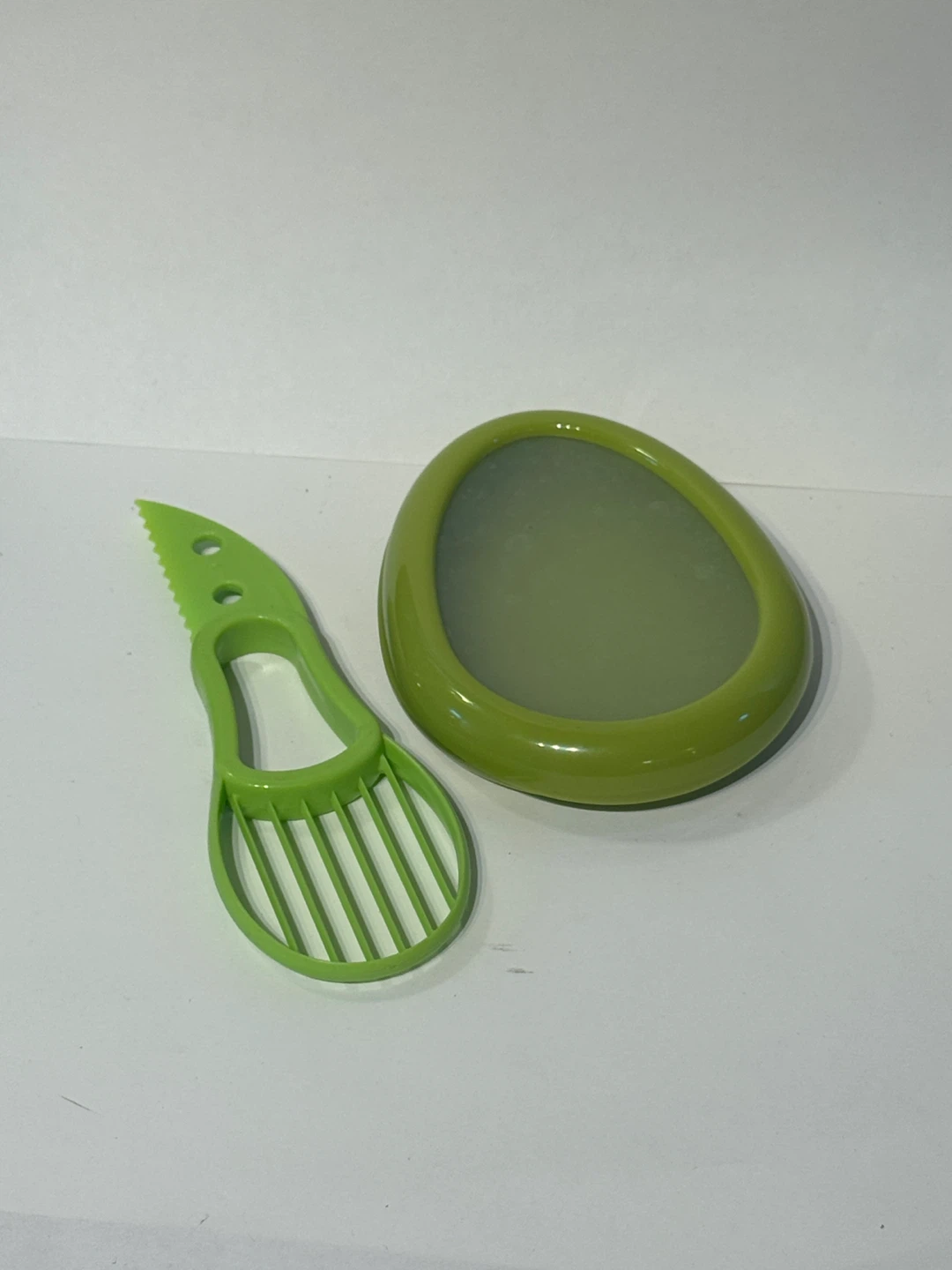 Plastic Avocado Slicer and container