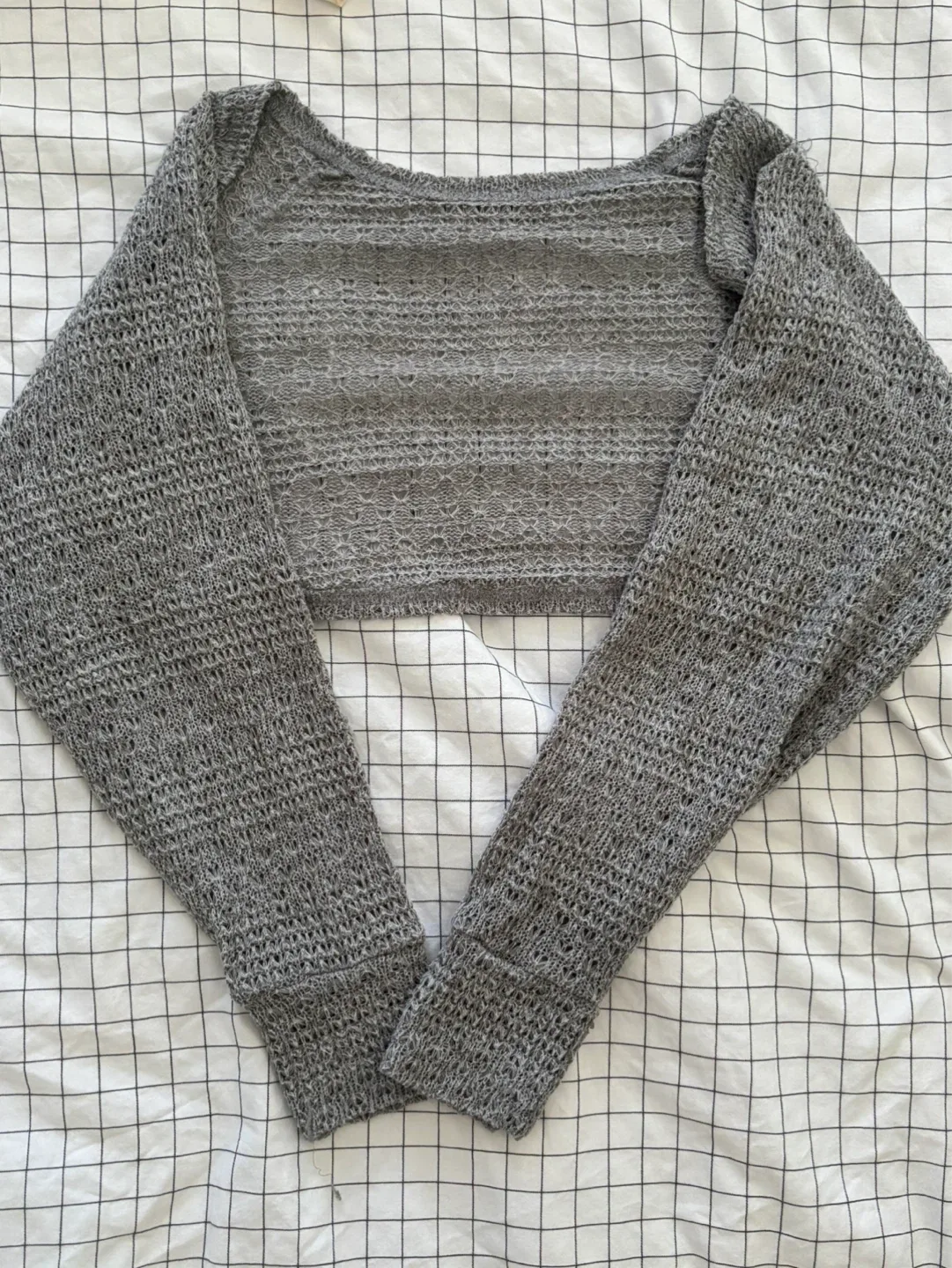 Grey Bolero Cardigan