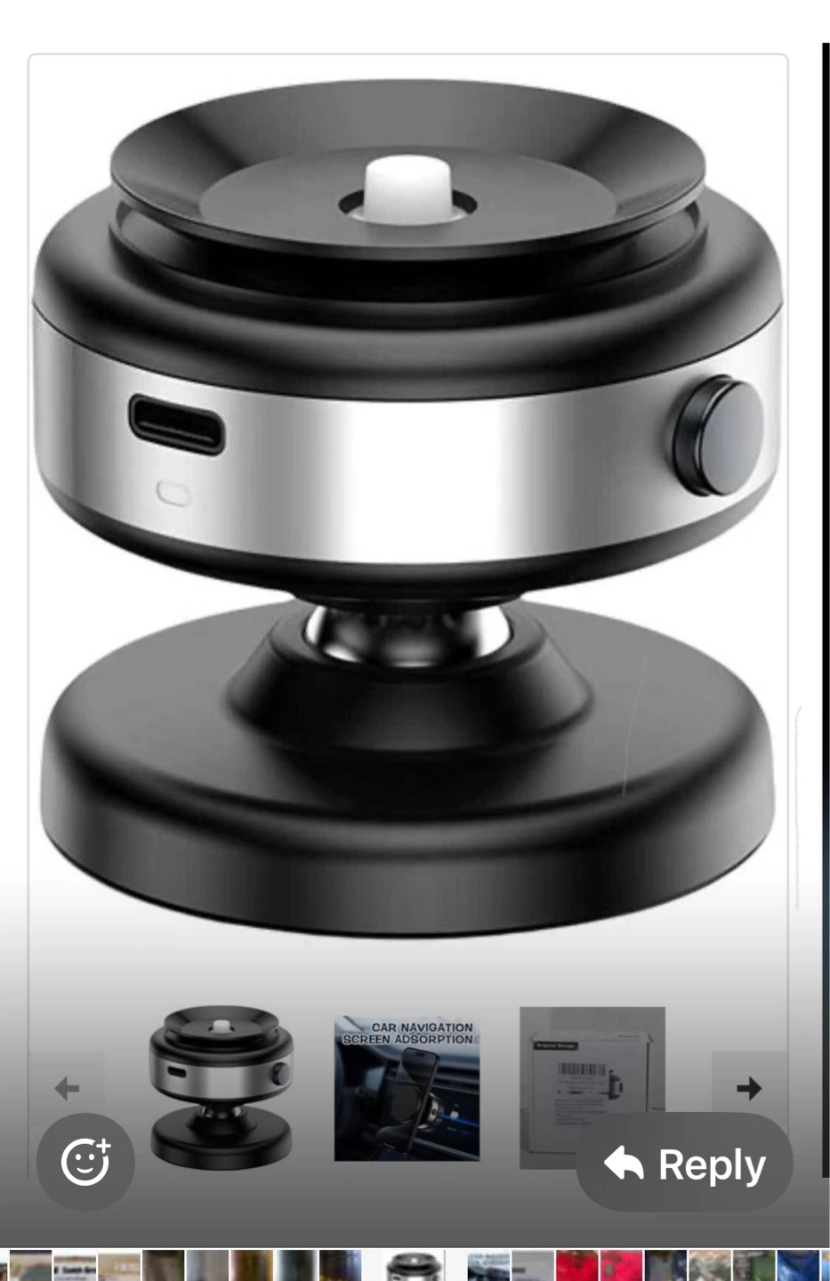Car Navigation Screen Adsorption Mount
