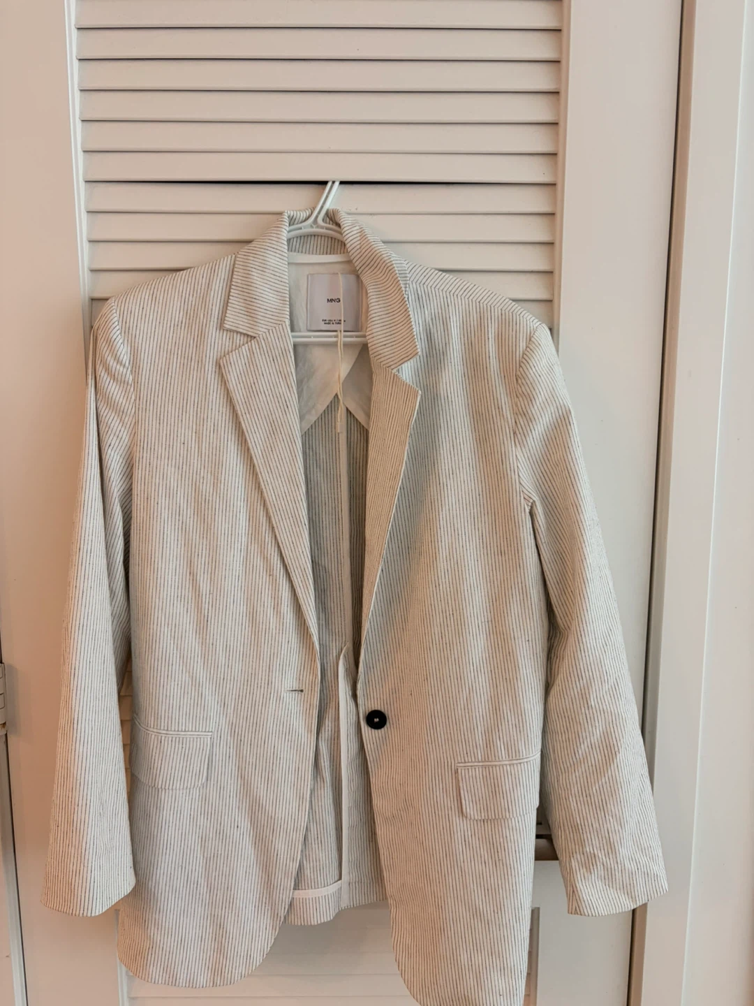 Mango Striped Blazer