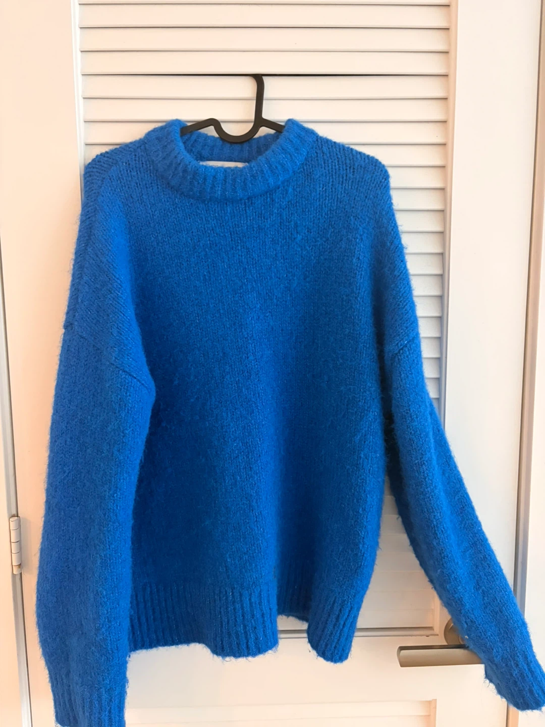 Blue Crew Neck Sweater