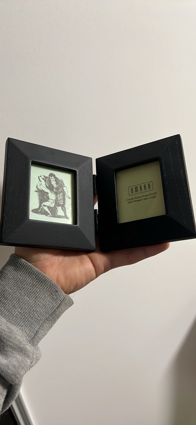 Umbra Black Double Picture Frame